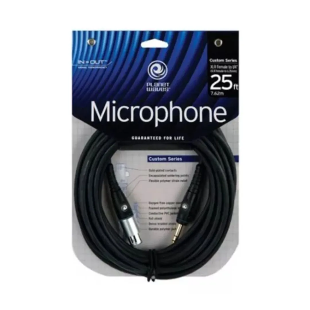 Cabo Planet Waves para Microfone 7,62M PW...