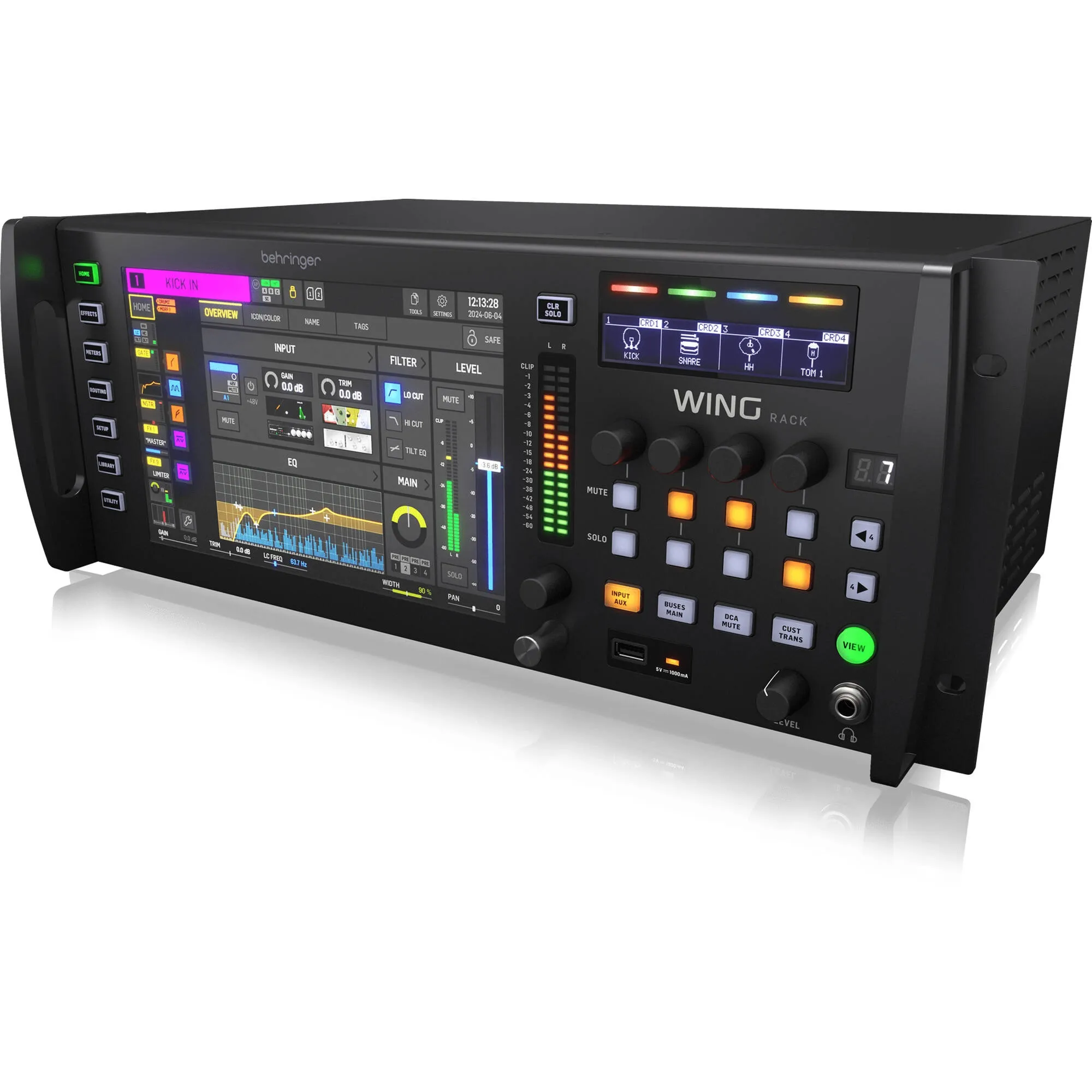 Mesa Som Digital 48 Canais WING RACK - Be...