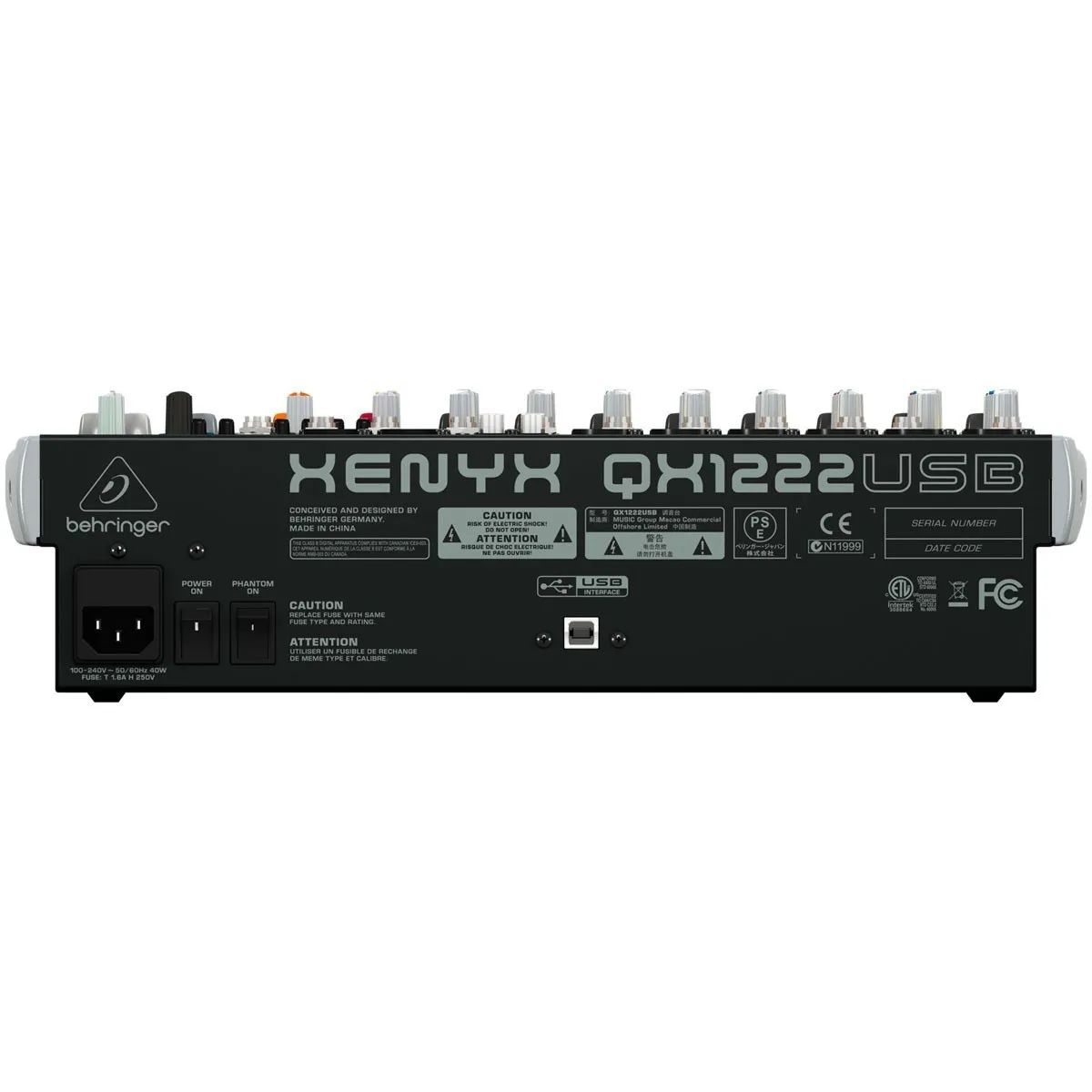 Mesa de Som Xenyx QX-1222USB - Behringer