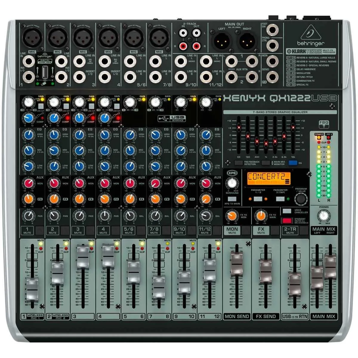Mesa de Som Xenyx QX-1222USB - Behringer