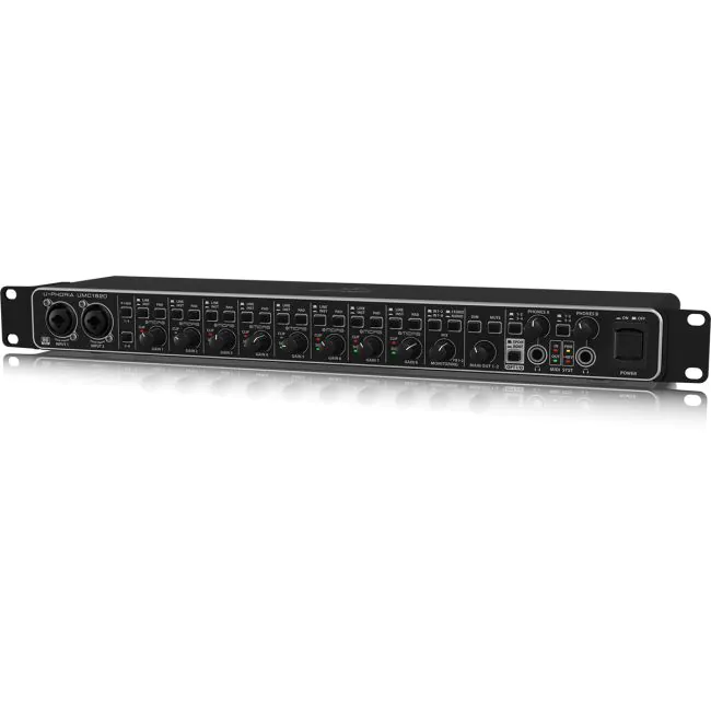 Interface Behringer UMC1820 rack