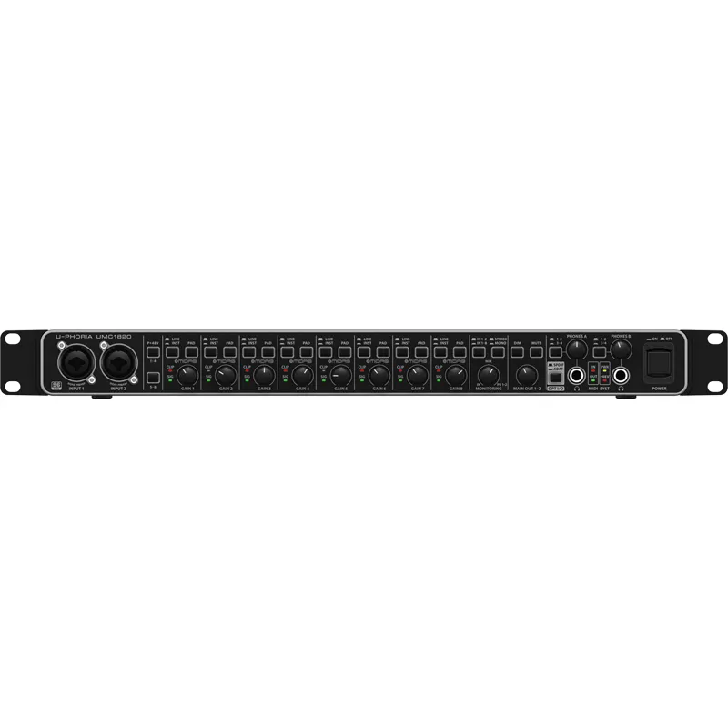 Interface Behringer UMC1820 rack