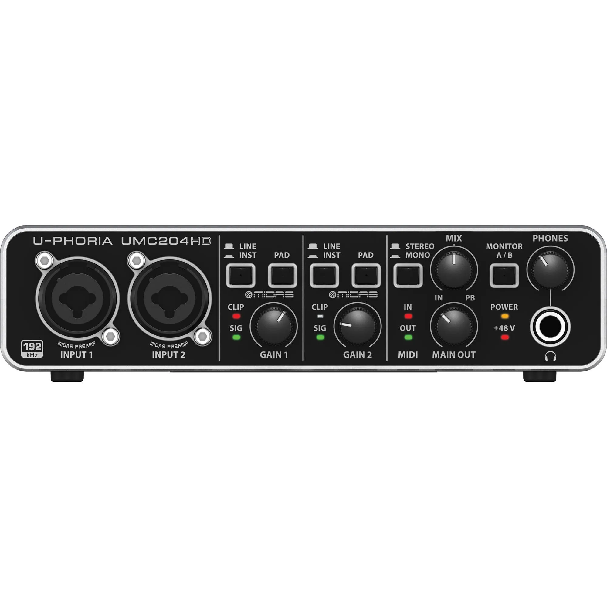 Interface de Áudio U-Phoria UMC-204 HD - ...